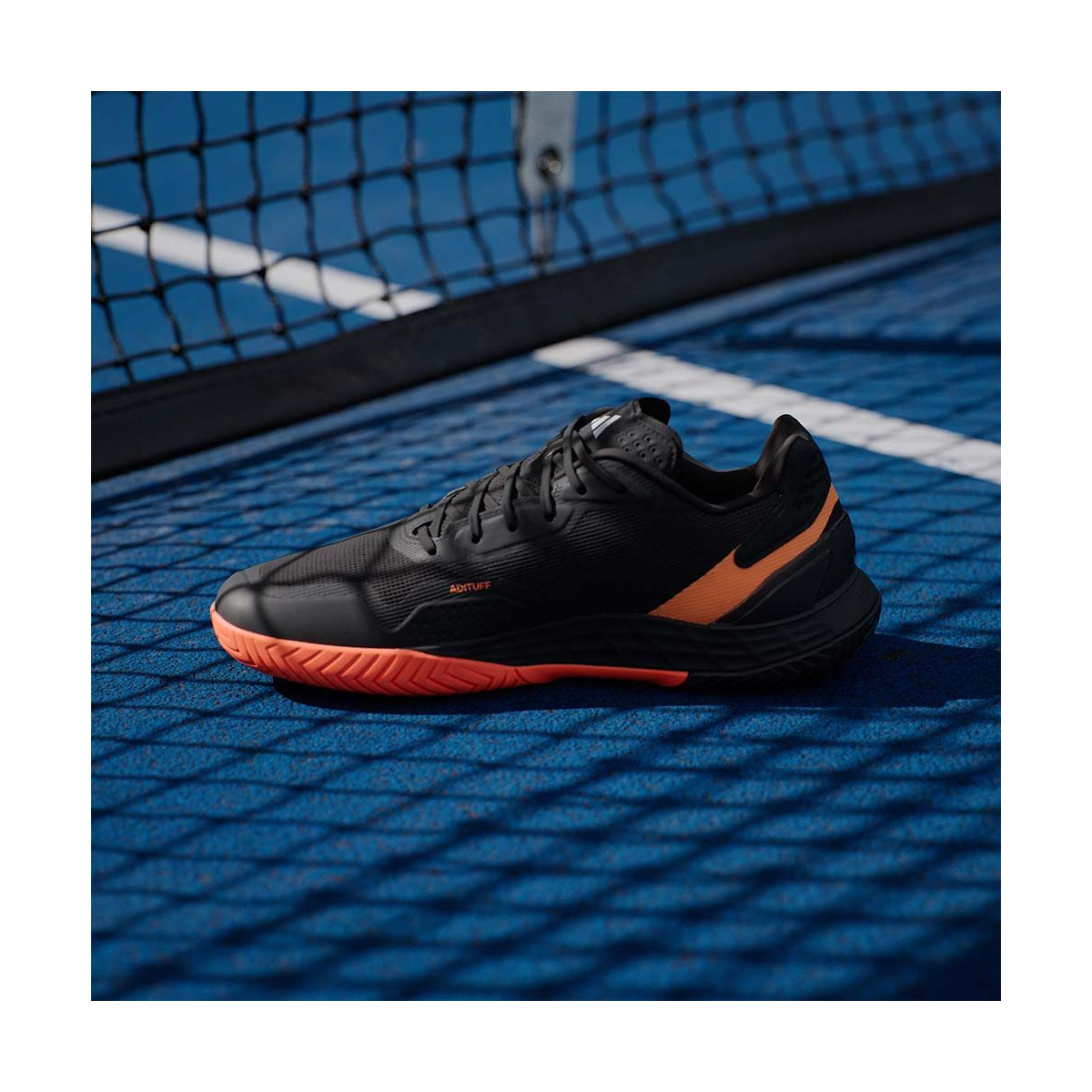Adidas Defiant Speed 2 tennisschoenen zwart / oranje