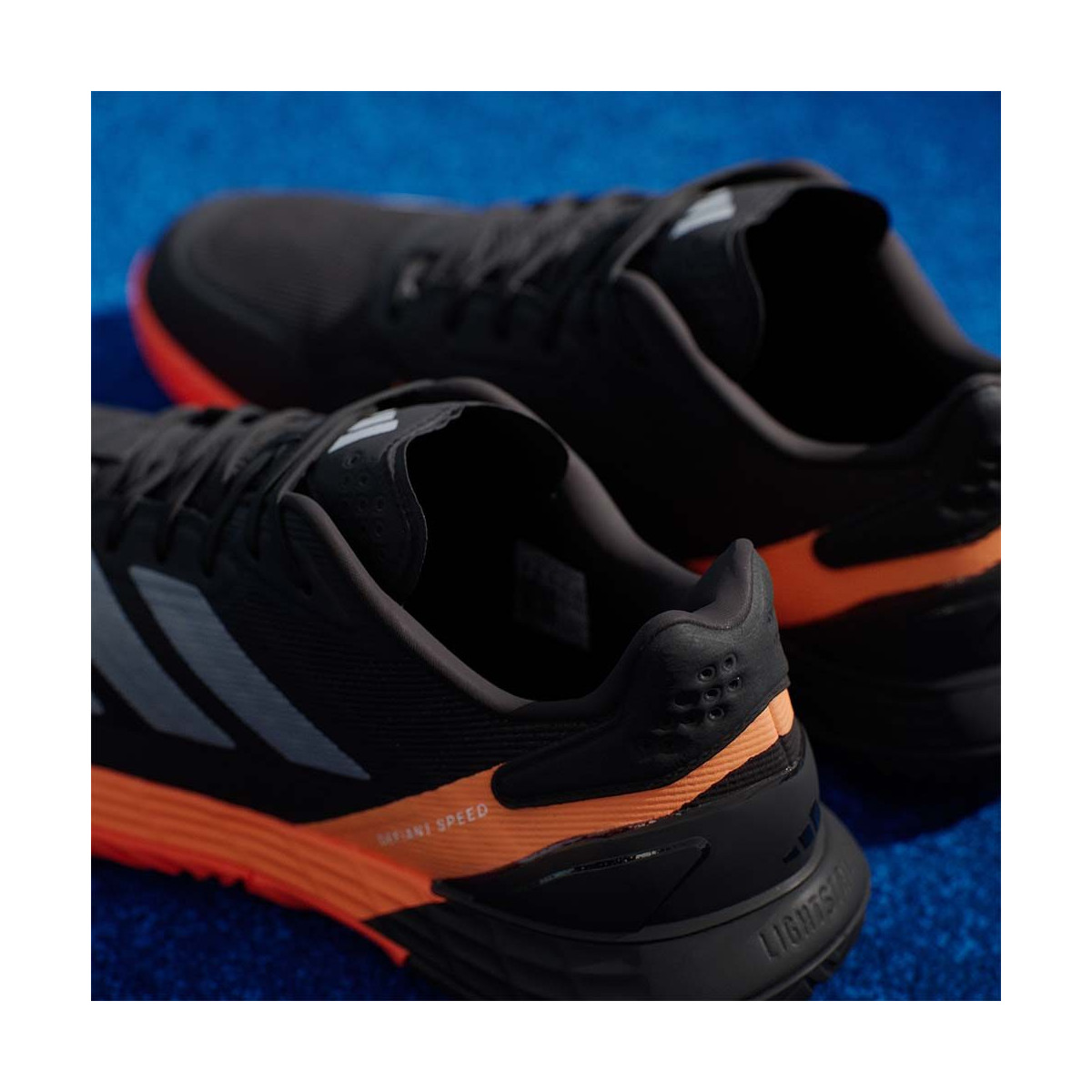 Adidas Defiant Speed 2 tennisschoenen zwart / oranje