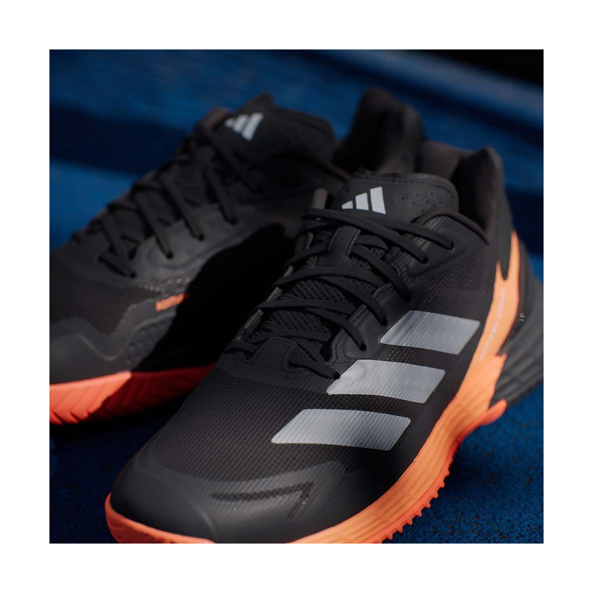 Adidas Defiant Speed 2 tennisschoenen zwart / oranje