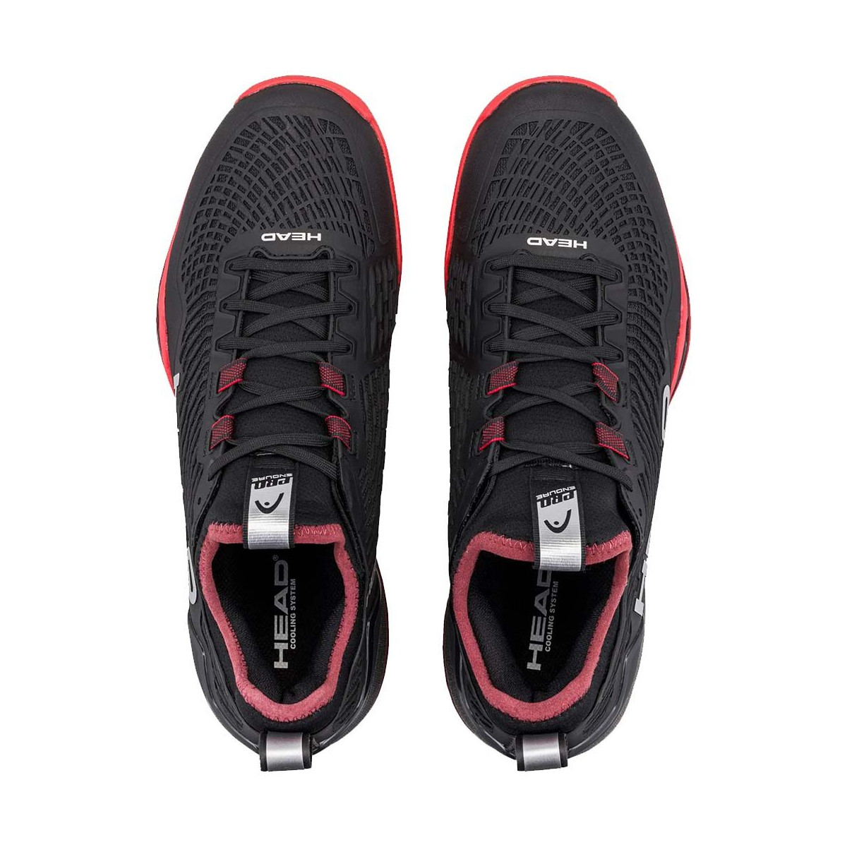 Head Endure Pro tennisschoenen zwart / rood