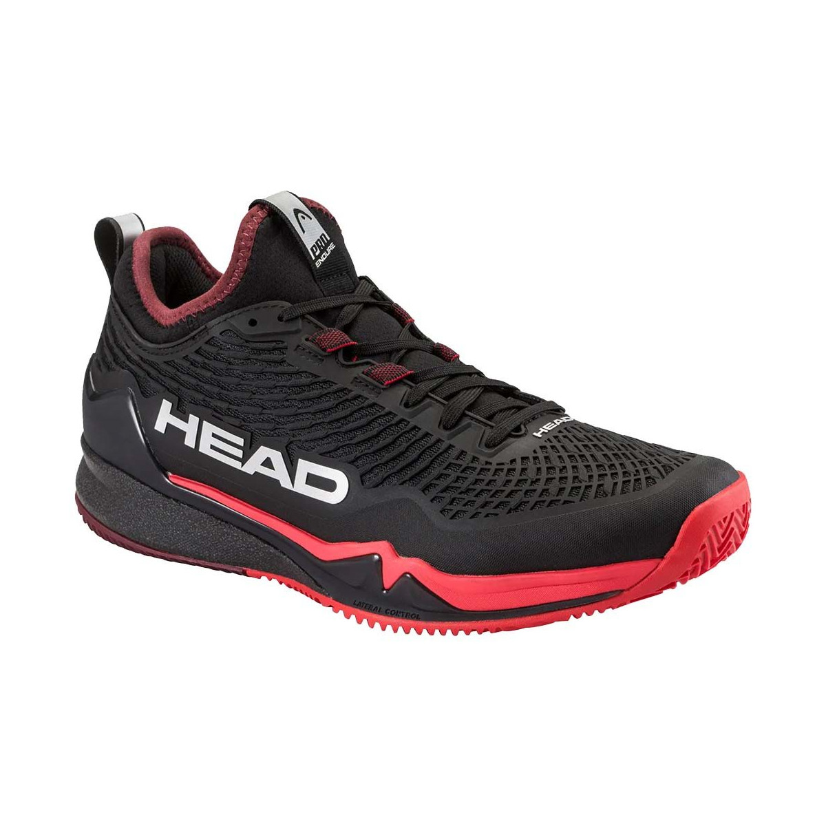 Head Endure Pro tennisschoenen gravel zwart / rood