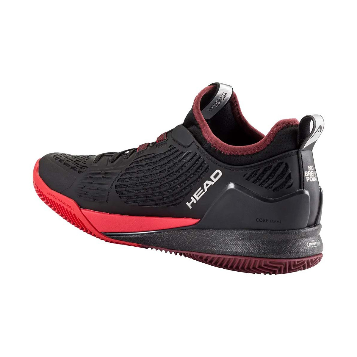Head Endure Pro tennisschoenen gravel zwart / rood