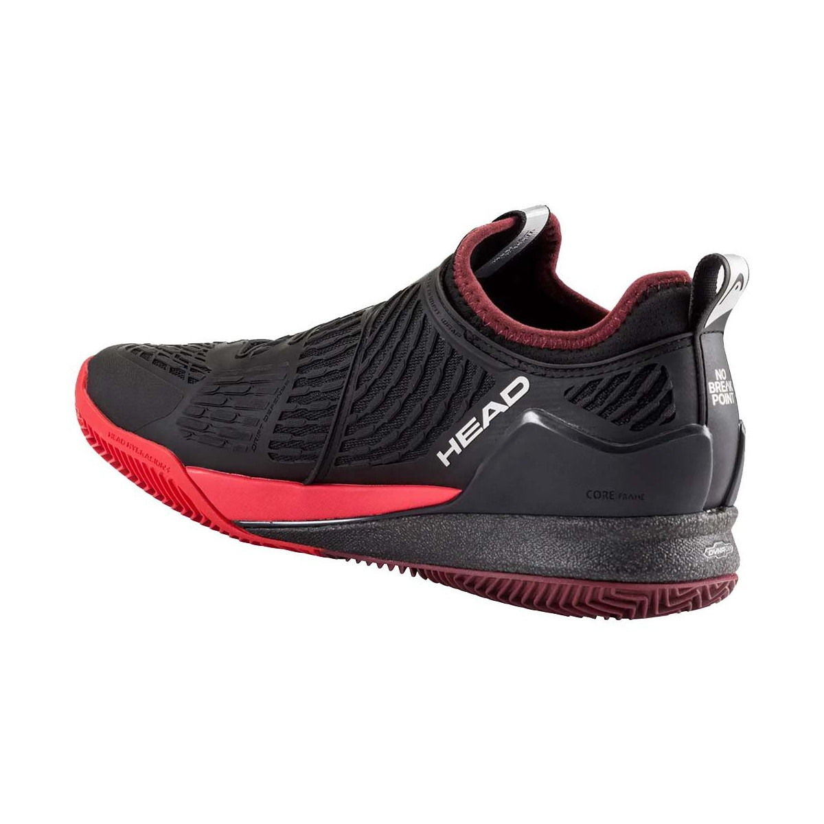 Head Endure Pro BOA tennisschoenen gravel zwart / rood
