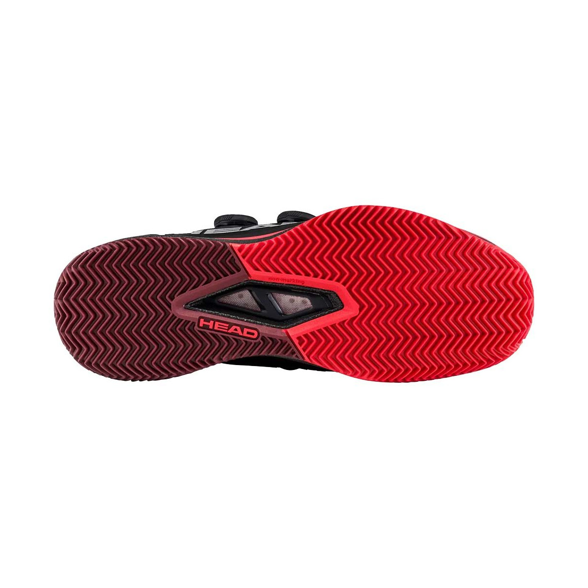 Head Endure Pro BOA tennisschoenen gravel zwart / rood