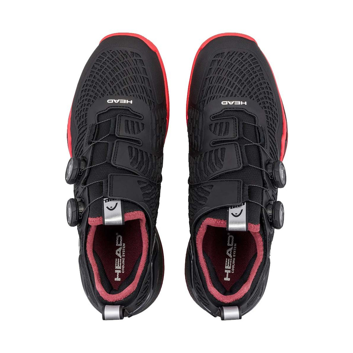 Head Endure Pro BOA tennisschoenen gravel zwart / rood