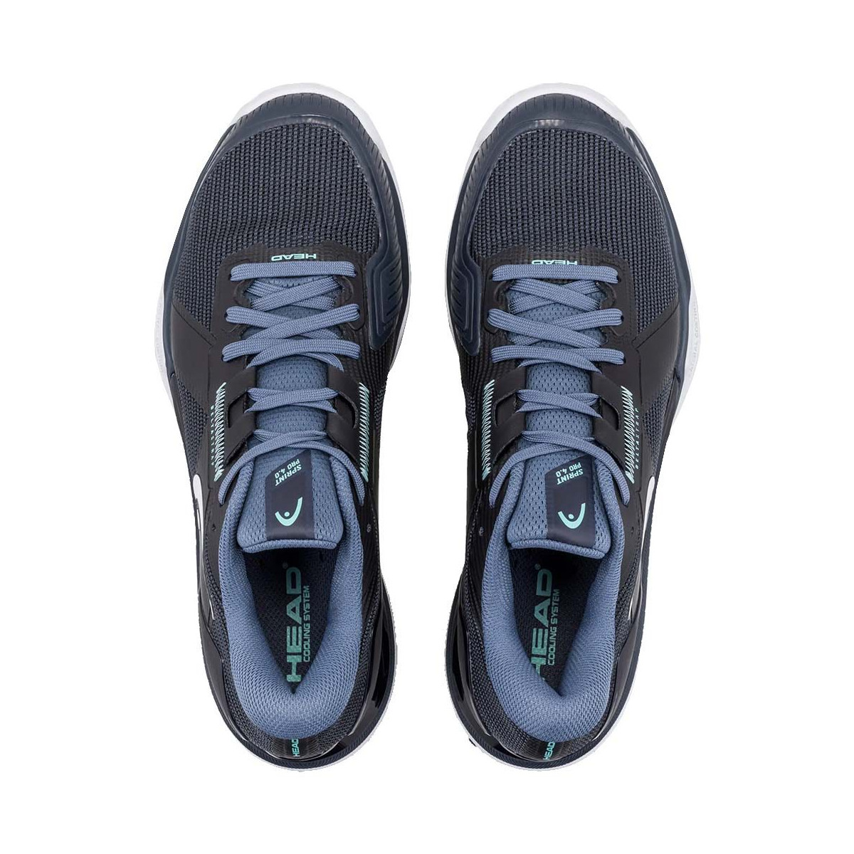 Head Sprint Pro 4.0 tennisschoenen zwart / blauw