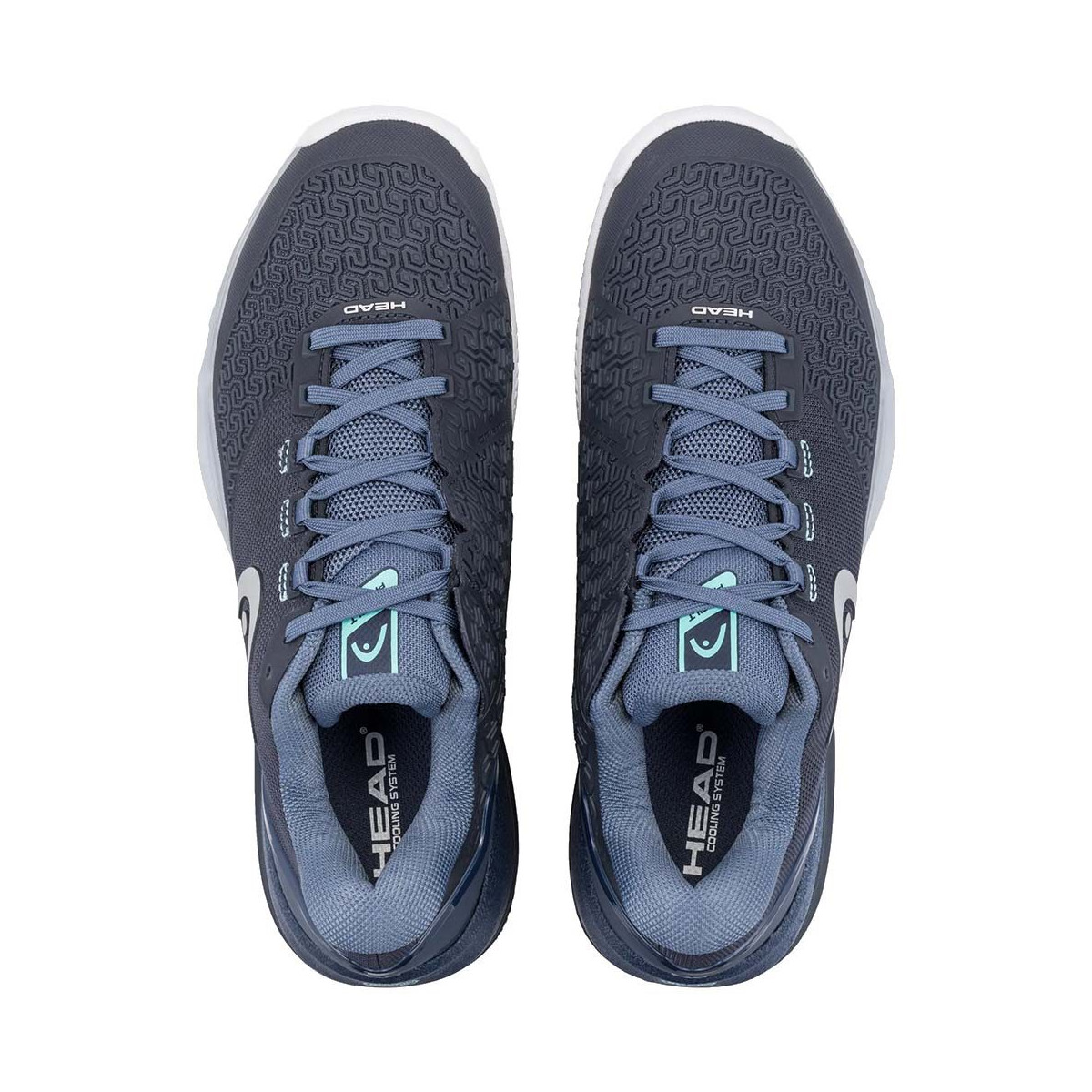 Head Revolt Pro 5.0 tennisschoenen gravel zwart / blauw