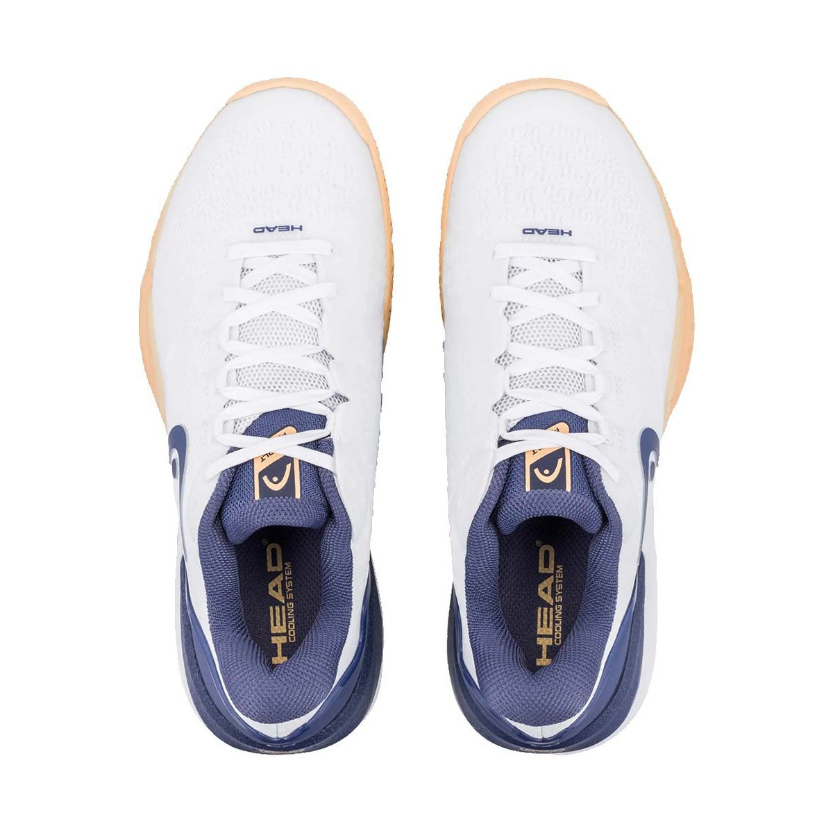 Head Revolt Pro 5.0 tennisschoenen dames wit / marineblauw