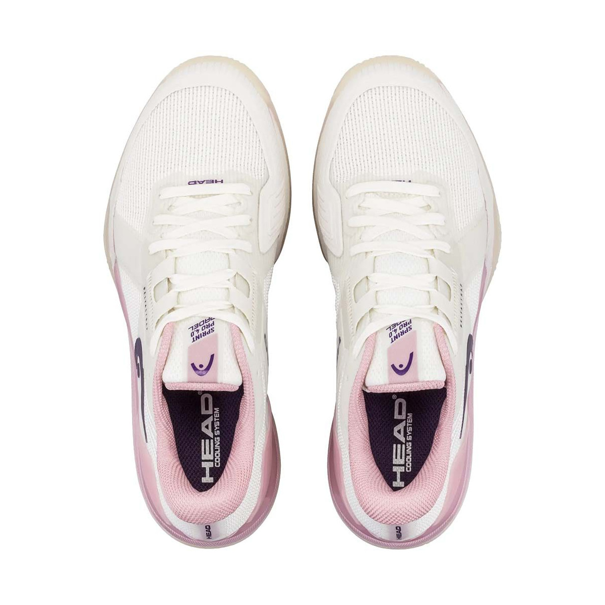 Head Sprint Pro 4.0 padelschoenen dames wit / roze