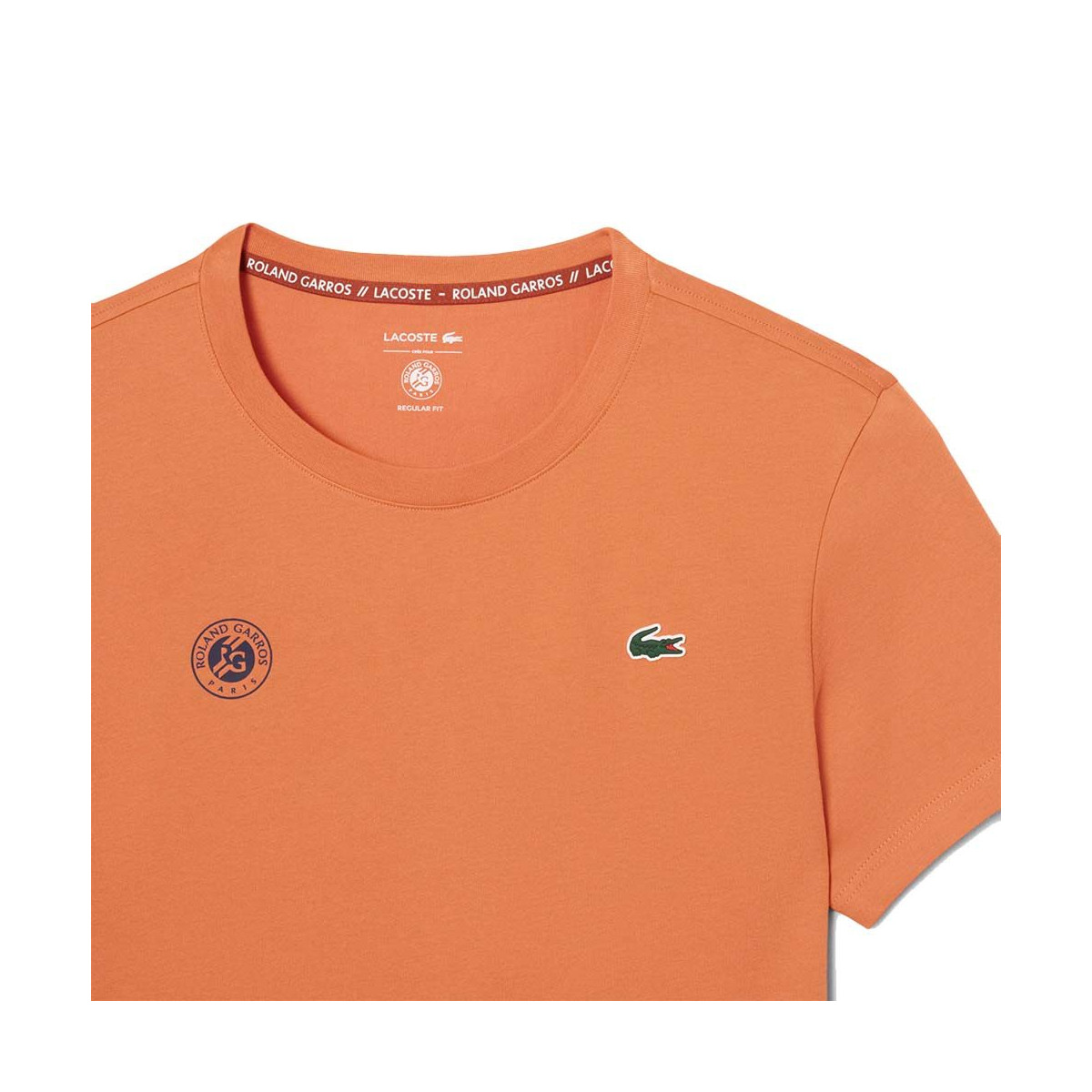 Lacoste Tennis Roland Garros T-shirt oranje