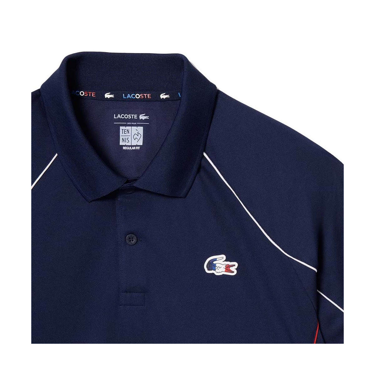 Lacoste &Eacute;quipe de France de Tennis polo marineblauw