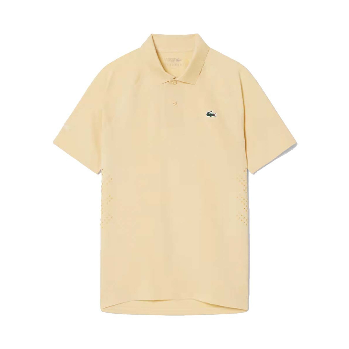 Lacoste Tennis Novak Djokovic On Court polo geel