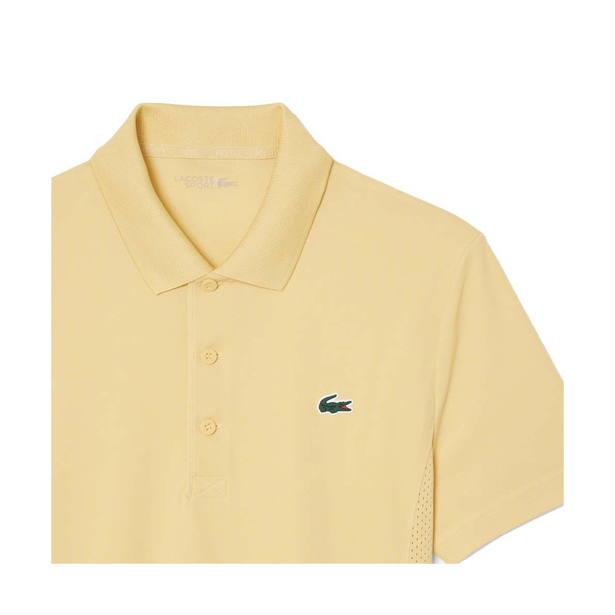 Lacoste Tennis Novak Djokovic polo geel
