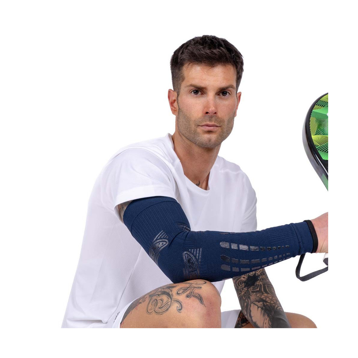 Floky NO-STRAIN Evolution compressiemouw marineblauw