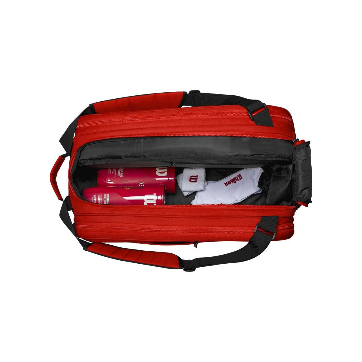 Wilson Tour Padel padeltas rood / zwart