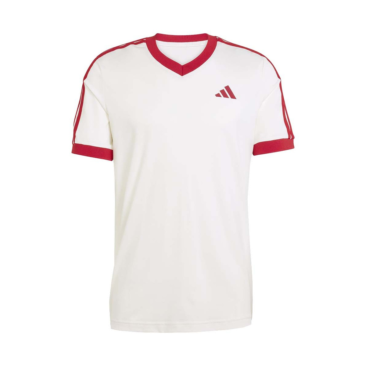 Adidas Tennis Classics T-shirt wit / rood