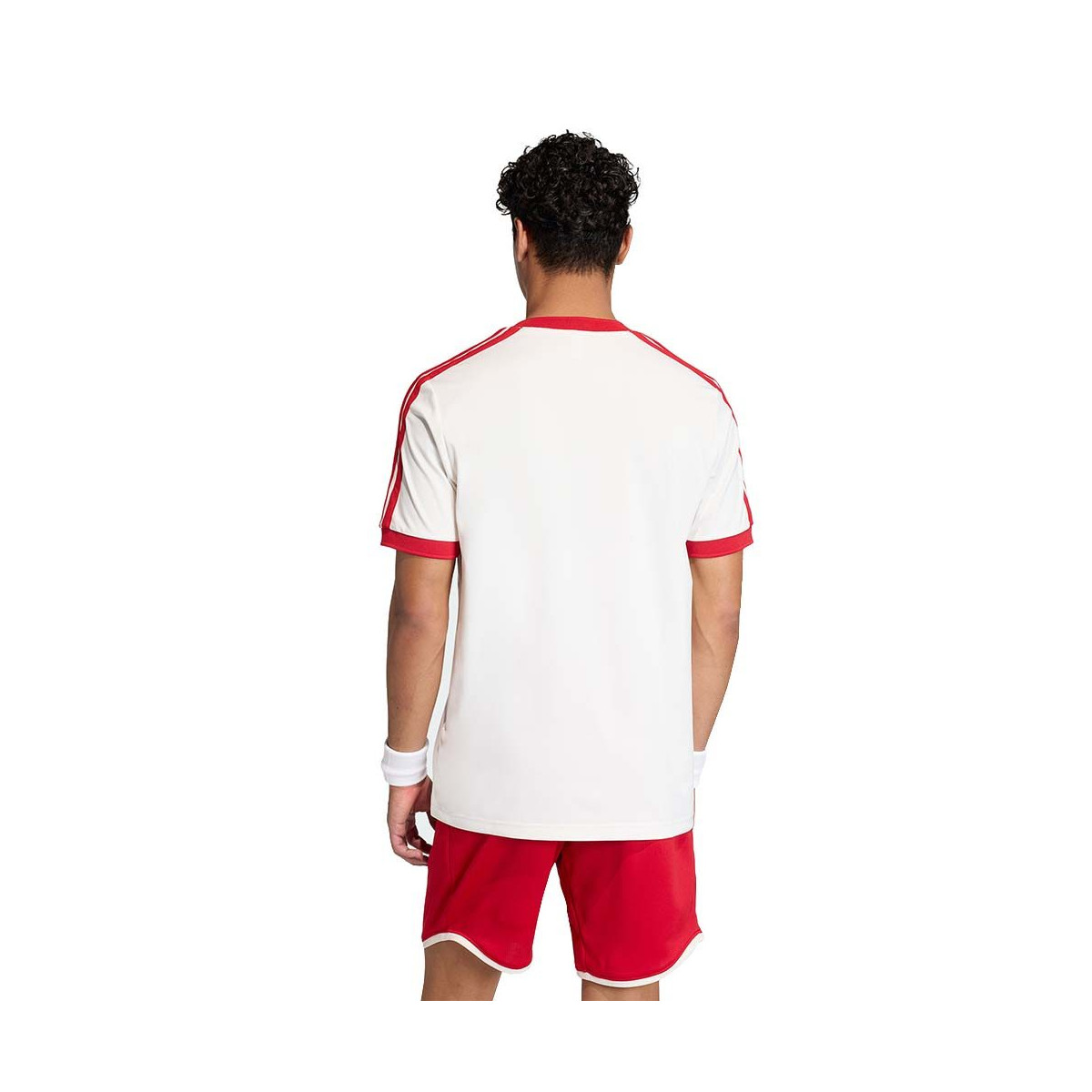 Adidas Tennis Classics T-shirt wit / rood