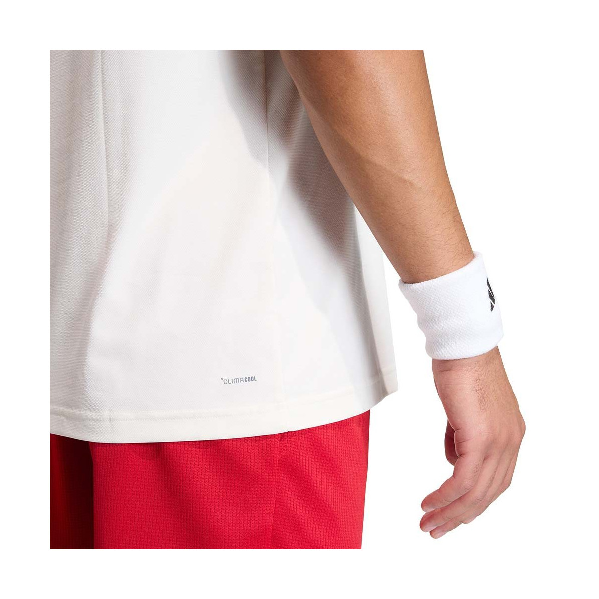 Adidas Tennis Classics T-shirt wit / rood