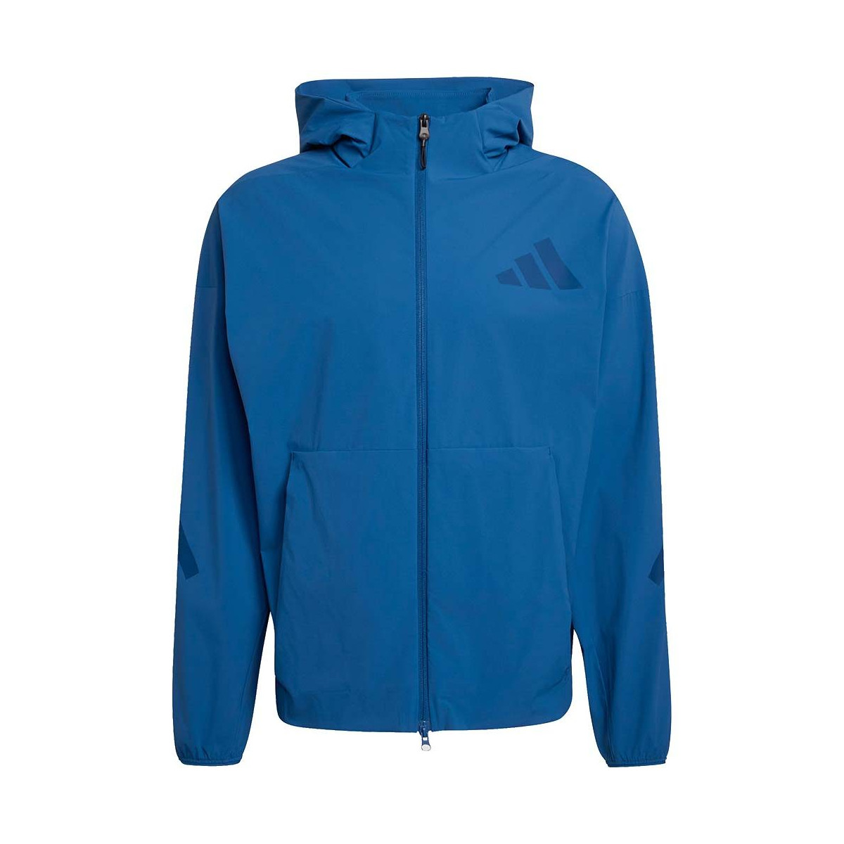 Adidas Z.N.E. vest met rits petrolblauw