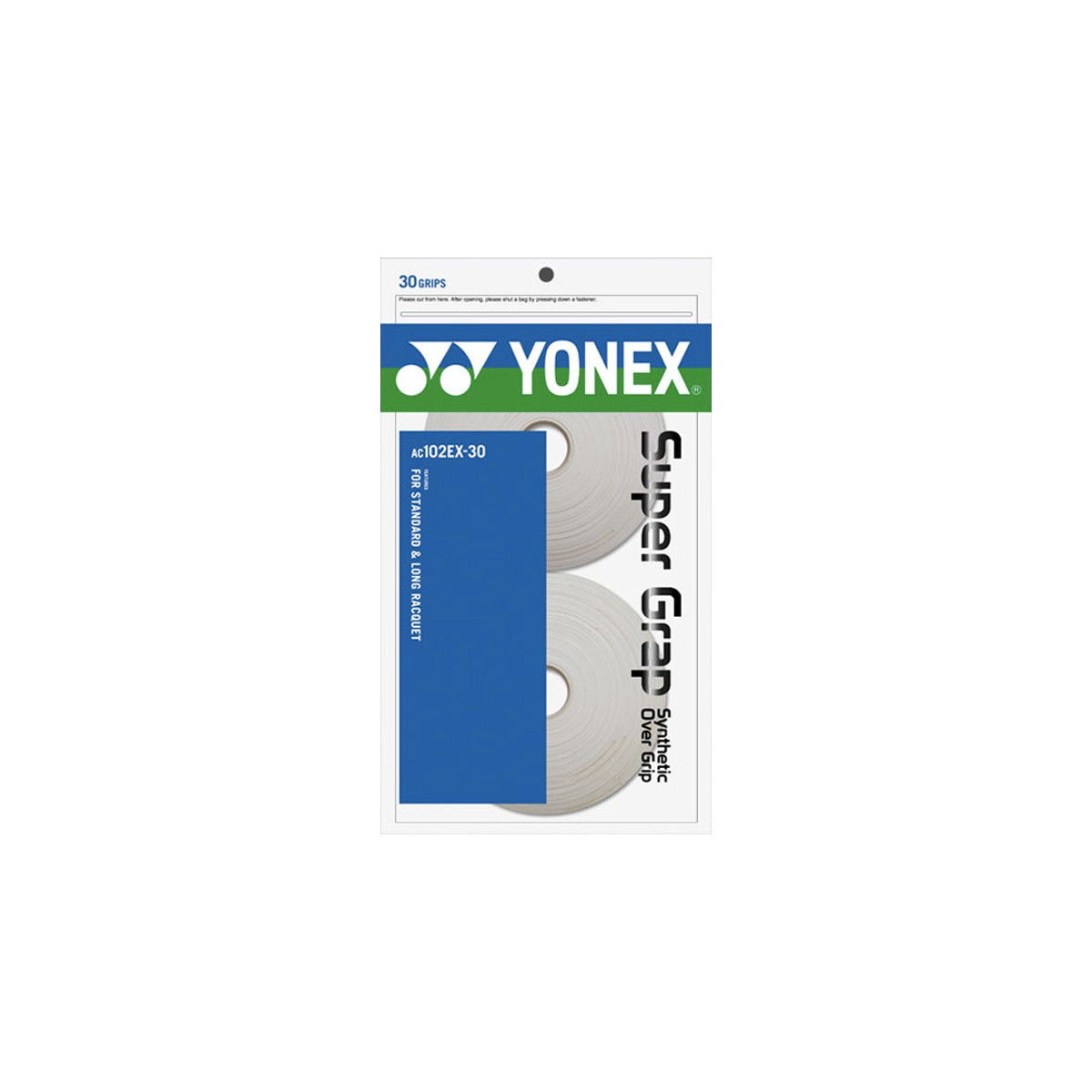 Yonex Overgrip Super Grap 30 White