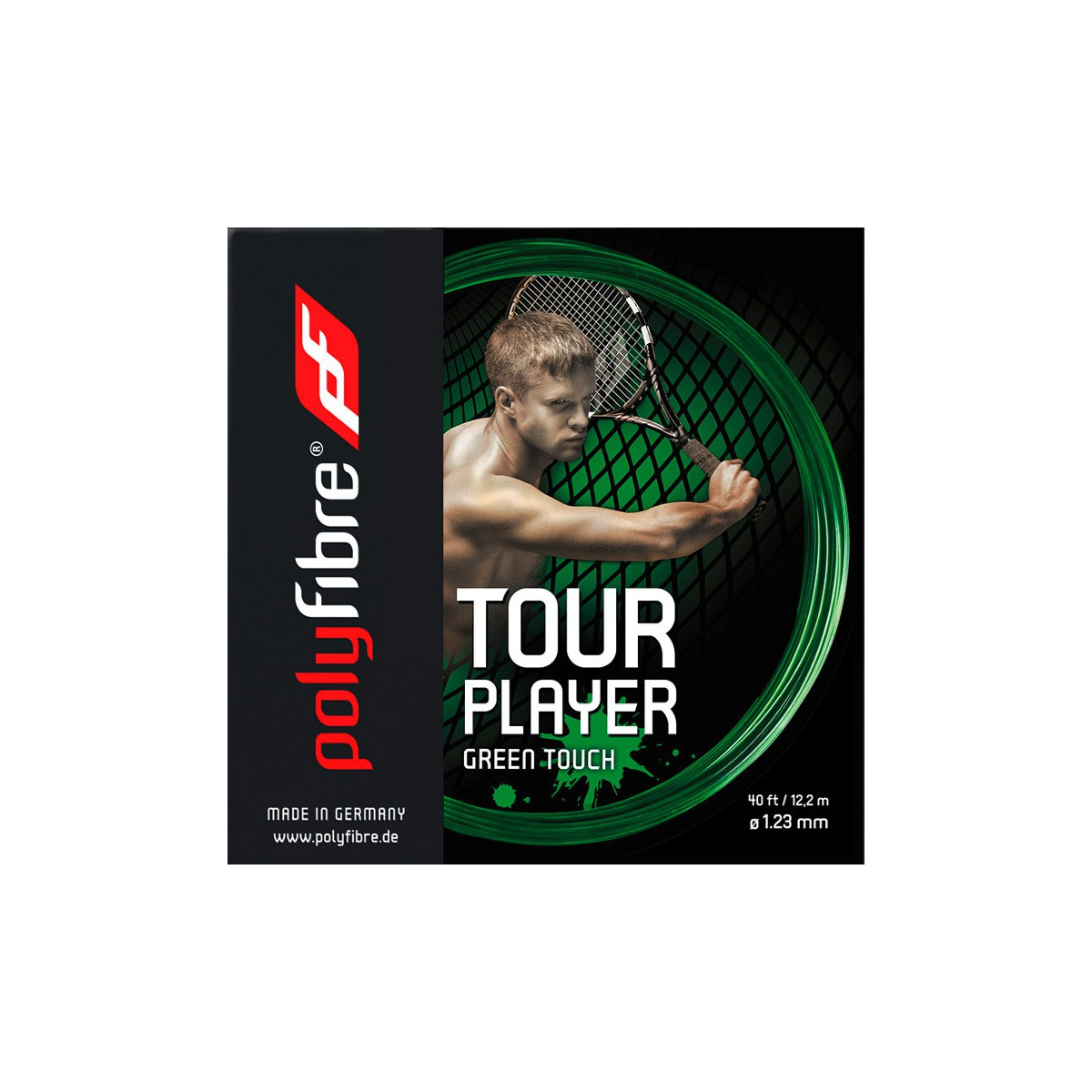 Polyfibre Tour Player Green Touch 12m