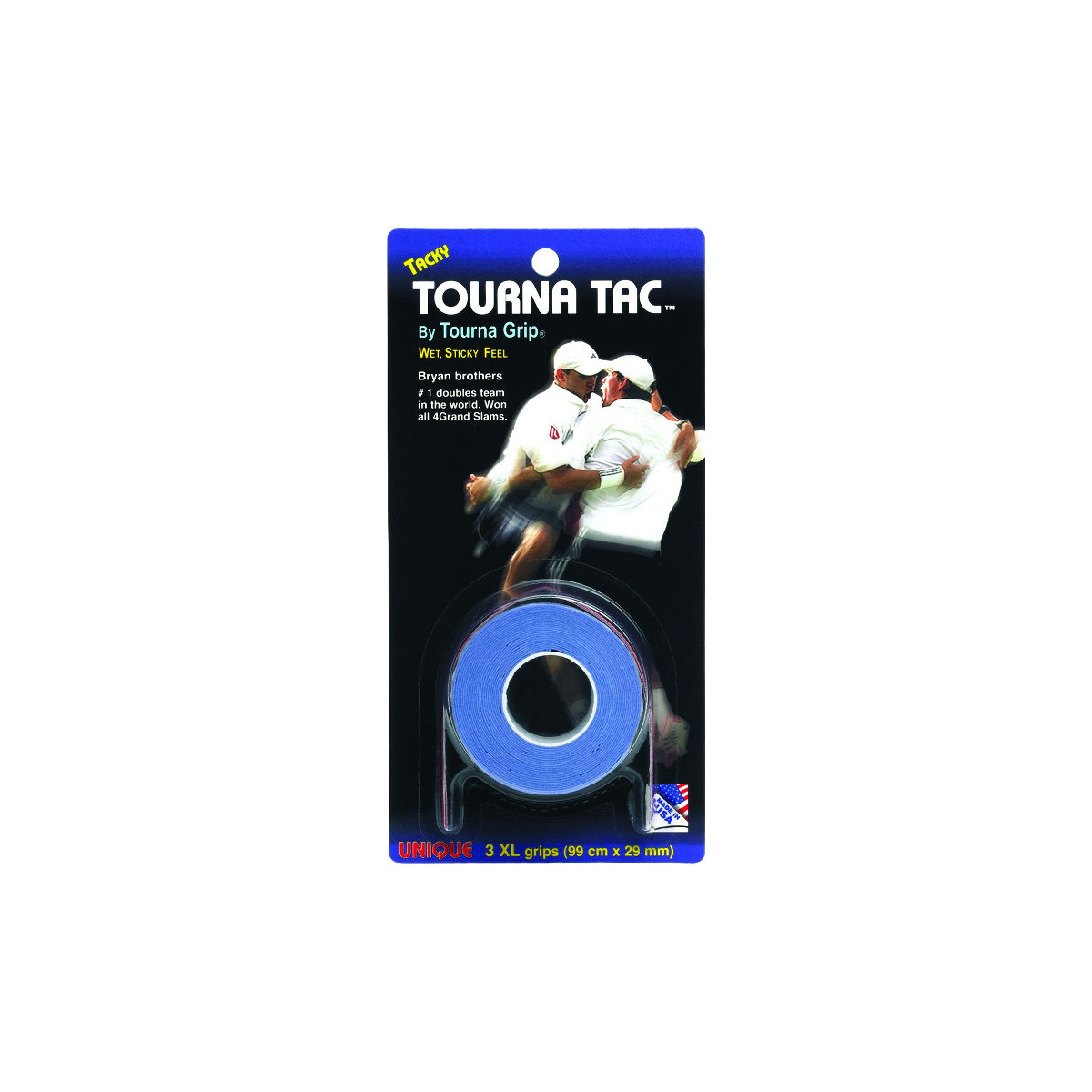 Tourna Tac Overgrips XL x 3 Blue