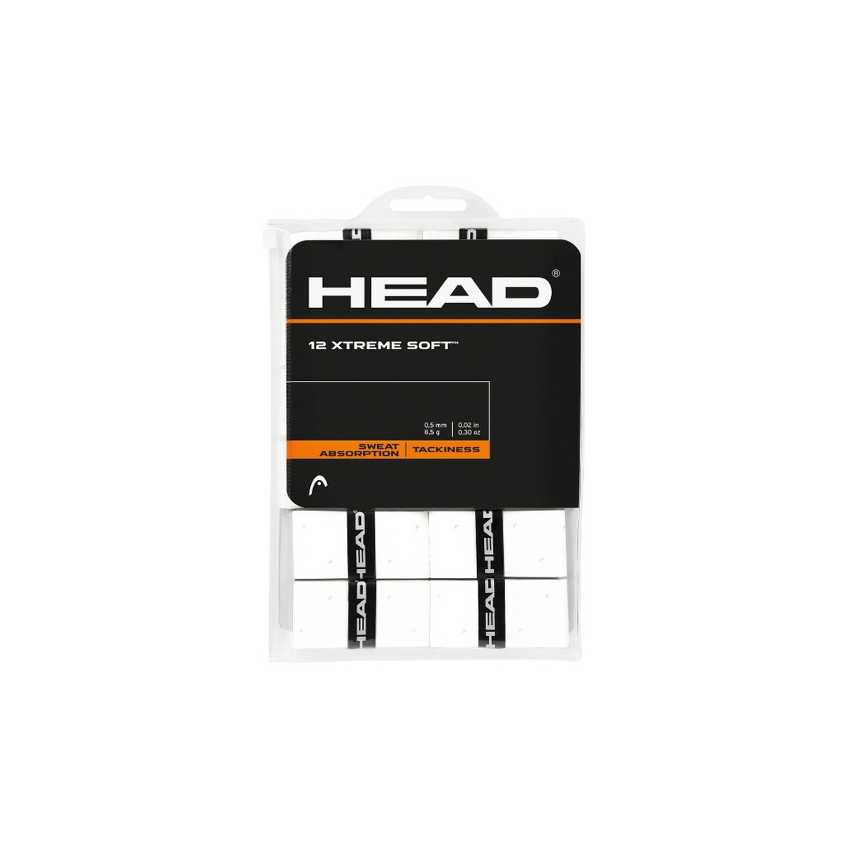 Head Overgrip Extreme Soft White x 12