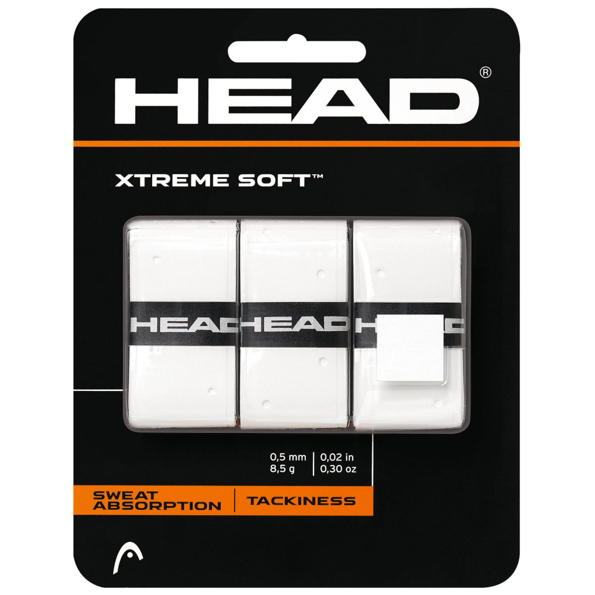 Head Overgrip Extreme Soft White x 3