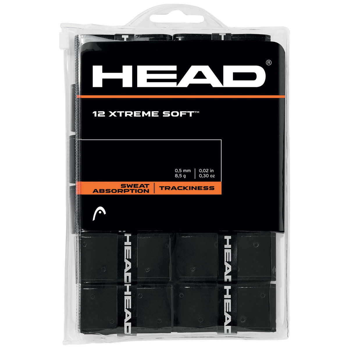 Head Overgrip Extreme Soft Black x 12