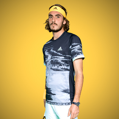 De complete uitrusting van Stefanos Tsitsipas!