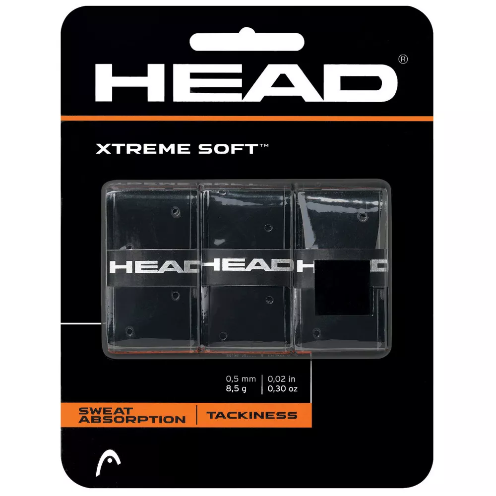 Head Overgrip Extreme Soft Black x 3