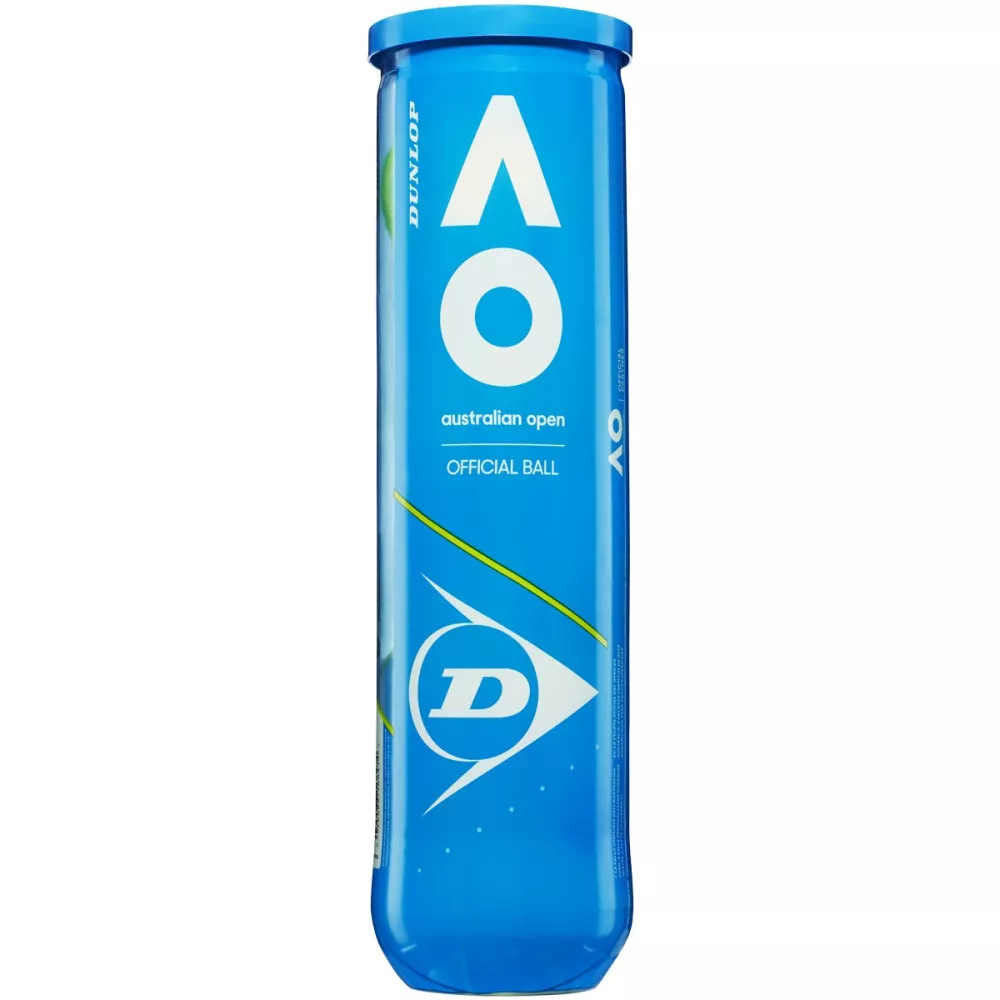 Tube de 4 balles Dunlop Australian Open