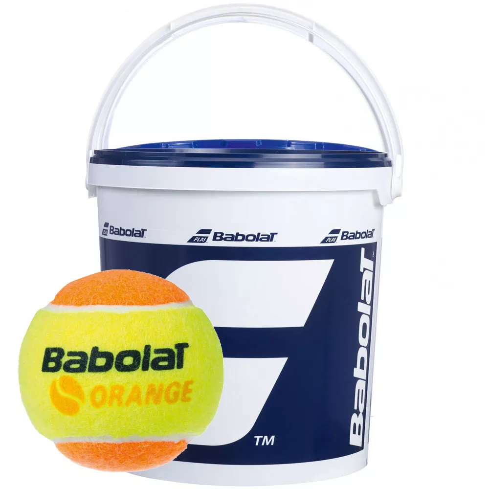Babolat 36 Oranje ballen emmer