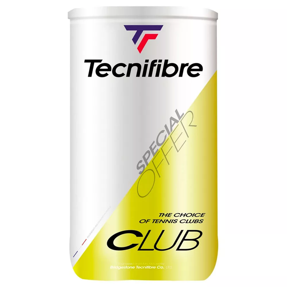 Tecnifibre Club bipack (2 x 4 Stuks Geel)