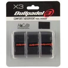 Bullpadel Sensogrip Microperforated Zwart x 3 overgrips