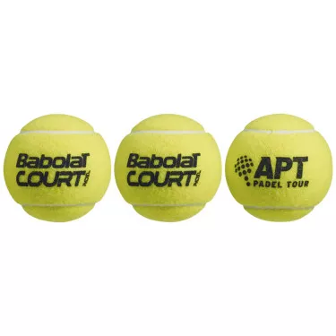 Doos 24 tubes van 3 Babolat Padel+ ballen