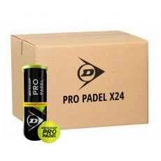 Doos 24 tubes van 3 Dunlop Team Padel ballen