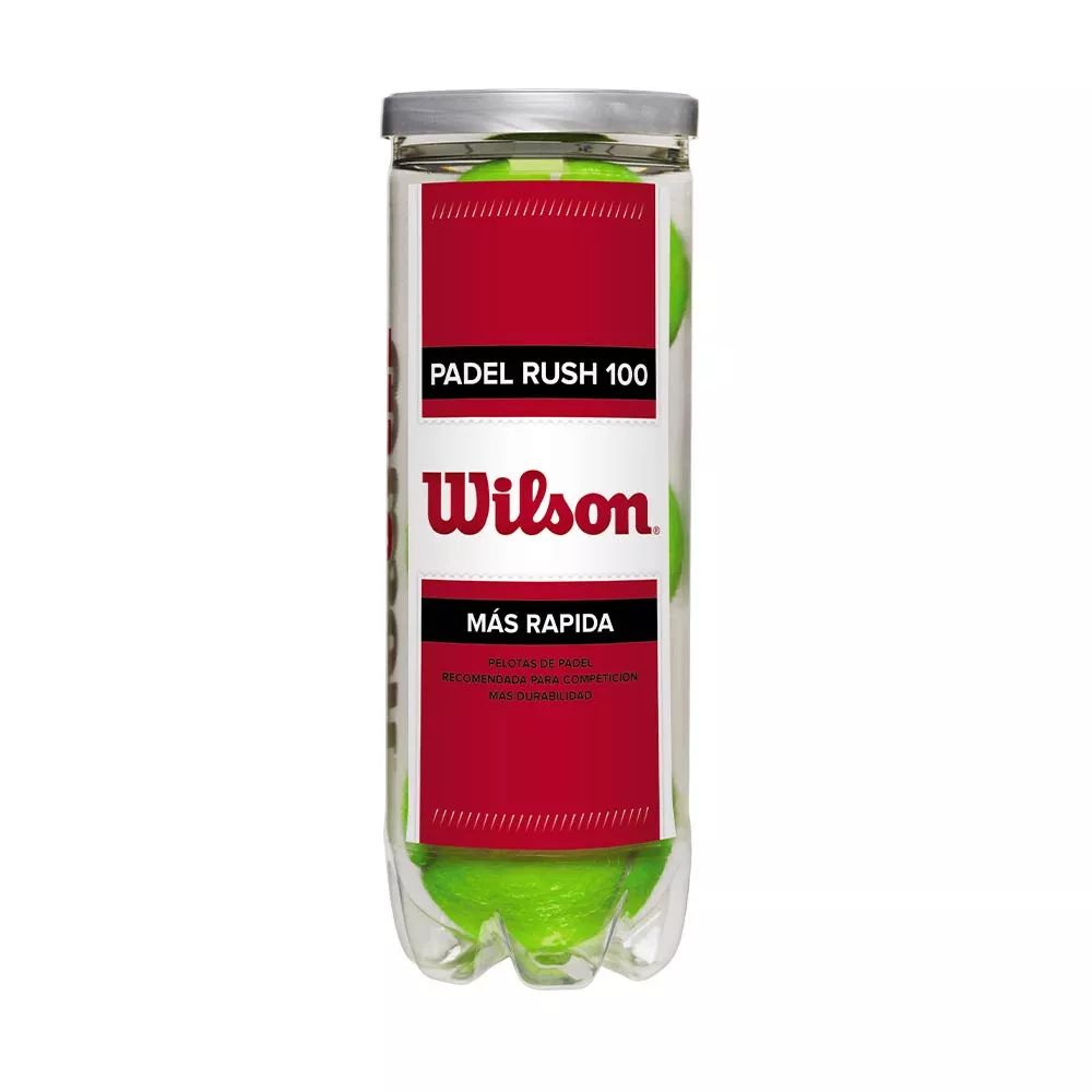 Wilson Padel Rush 100 stuks geel