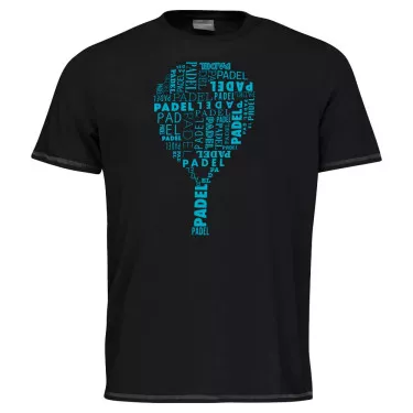 Head TypoMarineBlauw T-Shirt
