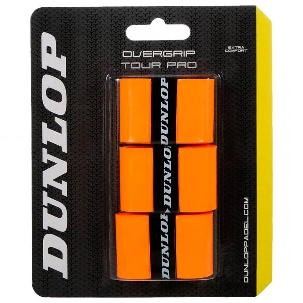 Dunlop Tour Pro Oranje x 3 overgrips