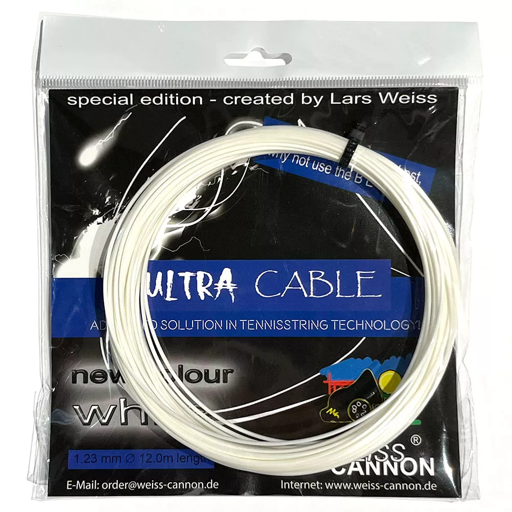Weisscannon Ultra Cable White 12m