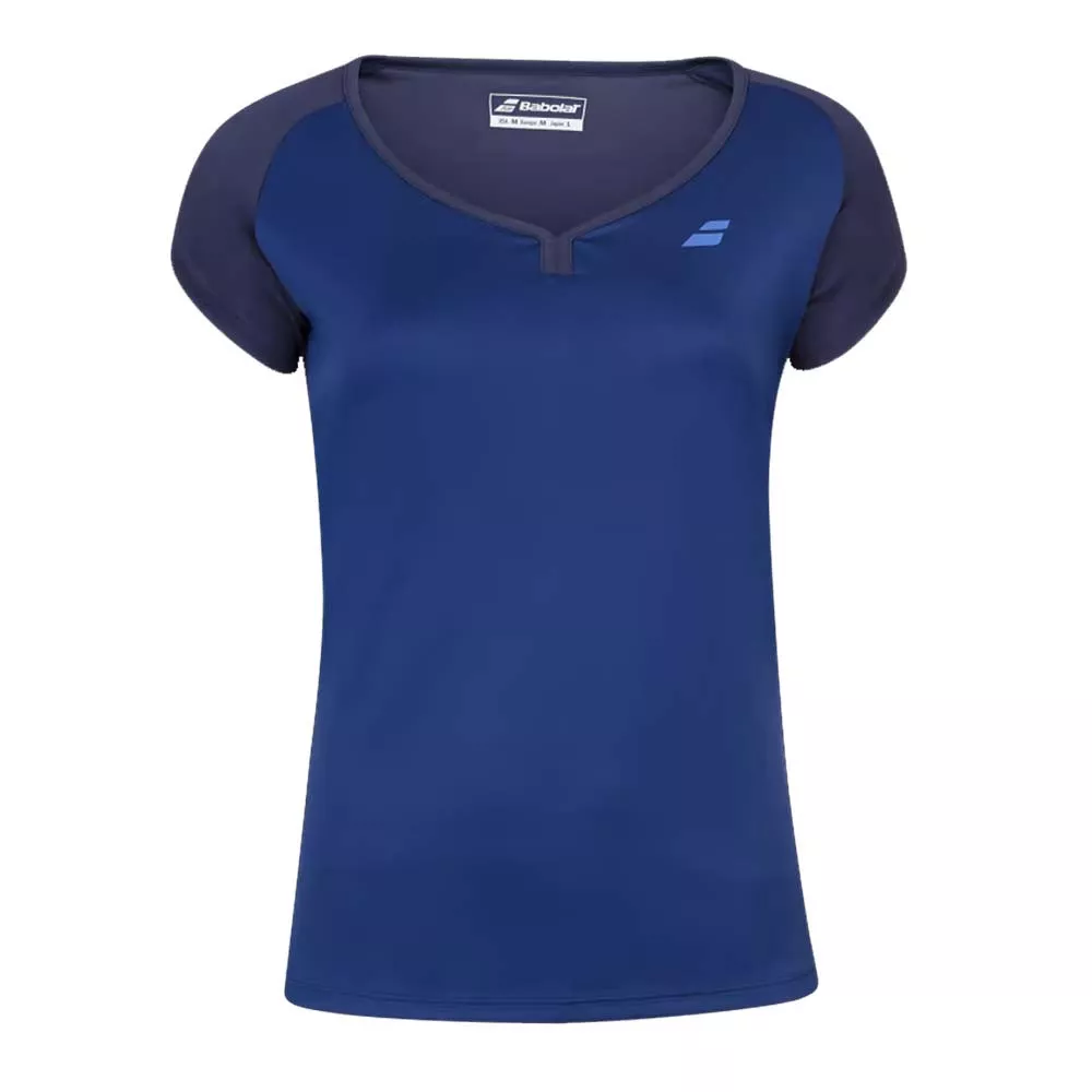 Babolat Play Cap Junior Marineblauw / Fluo Strike T-Shirt