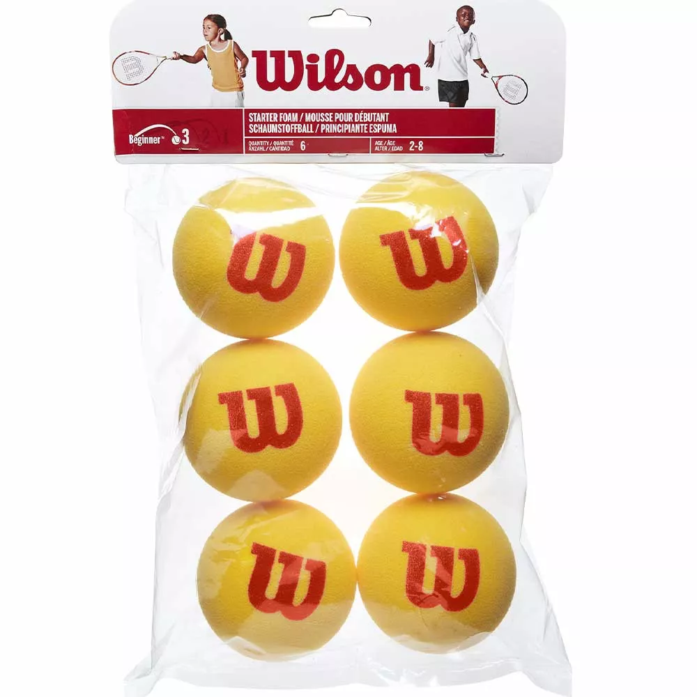 Zak met 3 Babolat Red Foam ballen