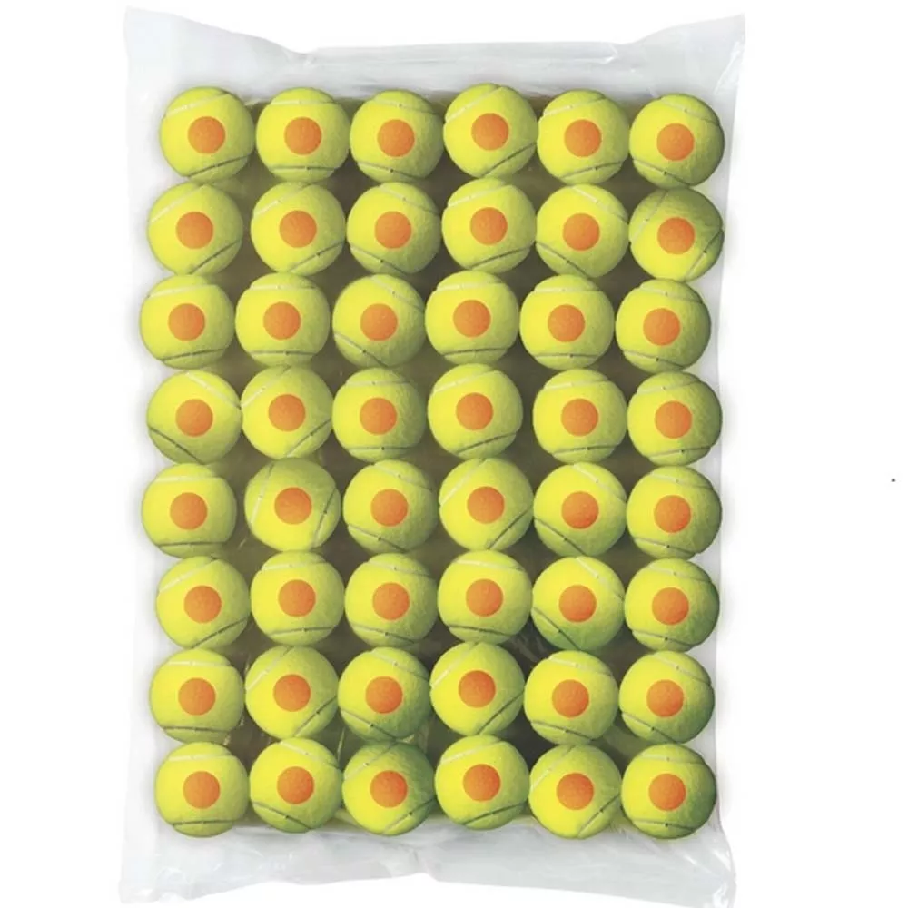 Zakje met 3 Wilson Les Minions Stage 2 oranje ballen