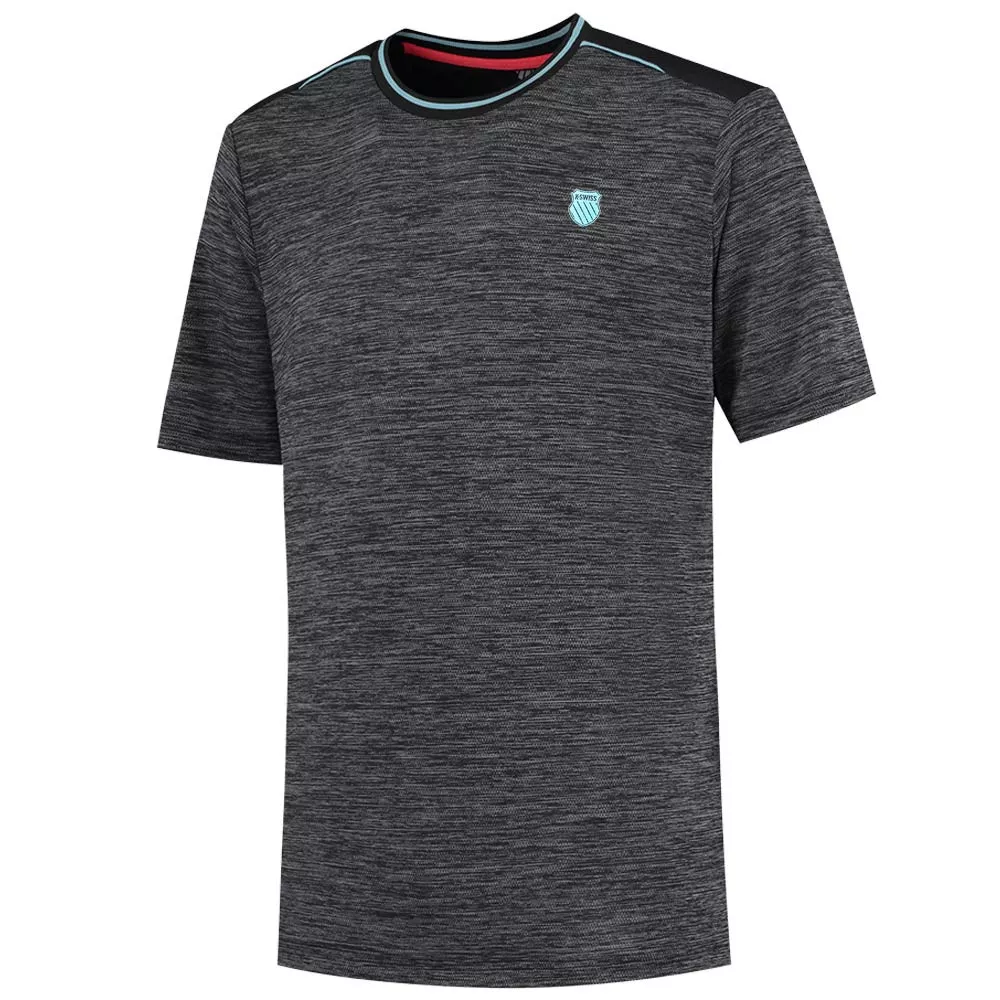 K-Swiss HypercourtTee Melange Zwart T-shirt