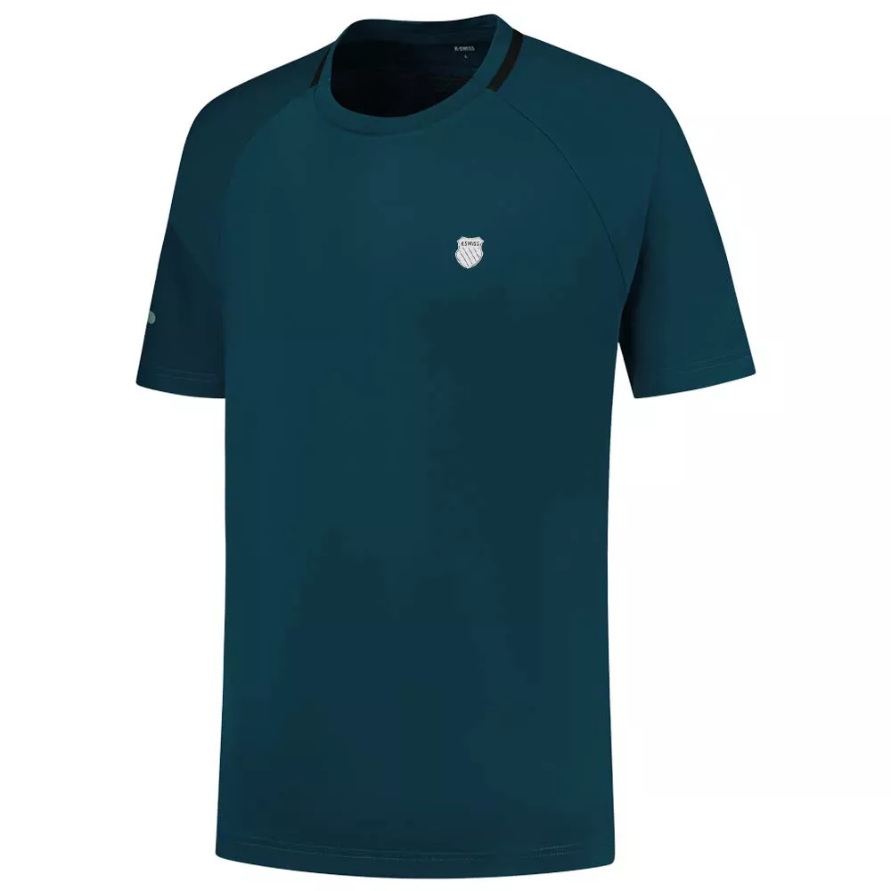 K-Swiss Hypercourt Double Crew 2 Blauw T-Shirt