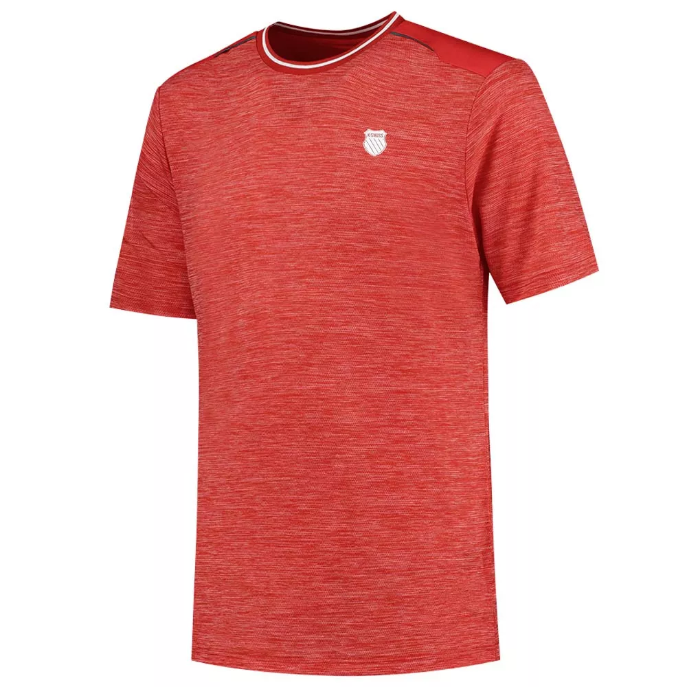 K-Swiss HypercourtTee Melange Rood T-shirt
