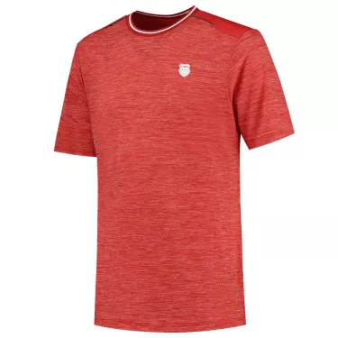 K-Swiss HypercourtTee Melange Rood T-shirt