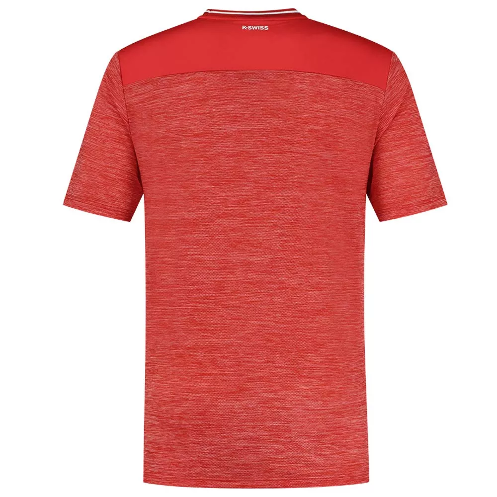 K-Swiss HypercourtTee Melange Rood T-shirt