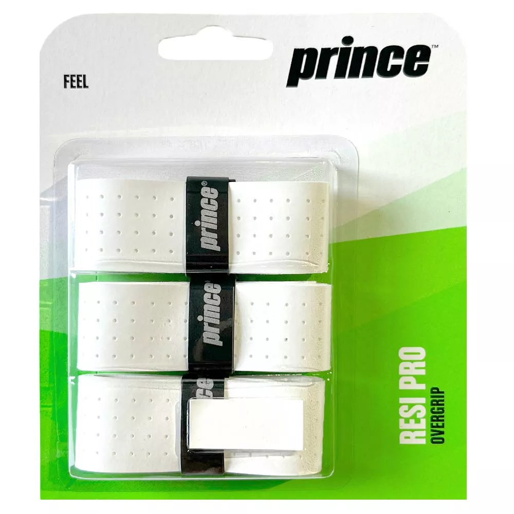 Prince Dura Pro+ Wit x 3 overgrips